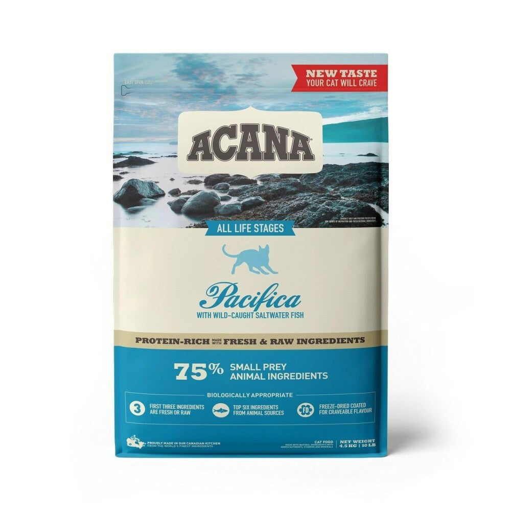 Acana Pacifica Balıklı Tahılsız Tüm Irk Ve Yaşam Evreleri İçin Kedi Maması 4.5 KG | SRC: Barcode: 064992714659